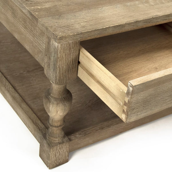 Eros Coffee Table Limed Grey Oak CT755 Zentique