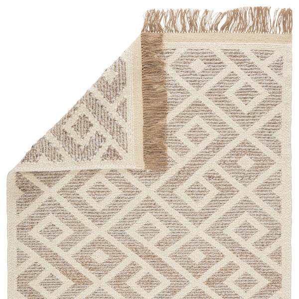 Jaipur Living Jaipur Living Hand Knotted Wool Jute Trellis Area Rug for Room Bedroom RUG146096
