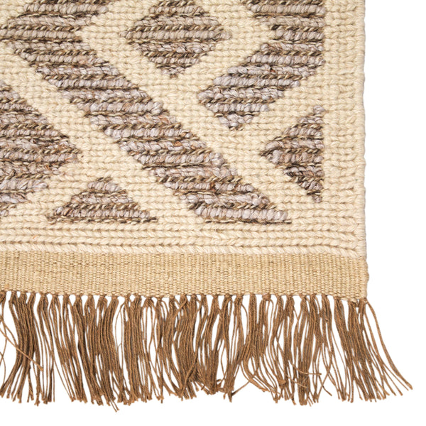 Jaipur Living Jaipur Living Hand Knotted Wool Jute Trellis Area Rug for Room Bedroom RUG146096
