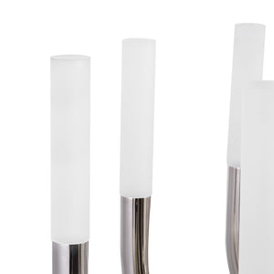 Safavieh Evonne Metal 12 Light Chandelier - Stunning Silver Fixture With Acrylic Accents For Elegant Ambiance Silver Metal ,Acrylic Ctl1013a