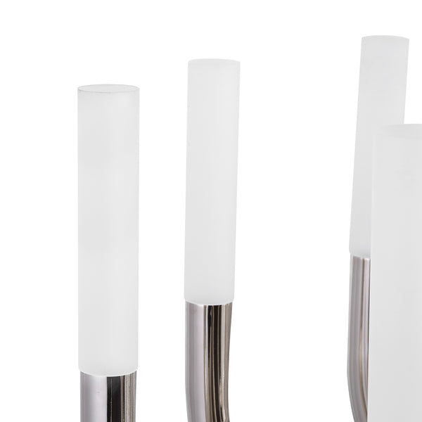 Safavieh Evonne Metal 12 Light Chandelier - Stunning Silver Fixture With Acrylic Accents For Elegant Ambiance Silver Metal ,Acrylic Ctl1013a