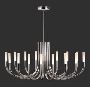 Safavieh Evonne Metal 12 Light Chandelier - Stunning Silver Fixture With Acrylic Accents For Elegant Ambiance Silver Metal ,Acrylic Ctl1013a