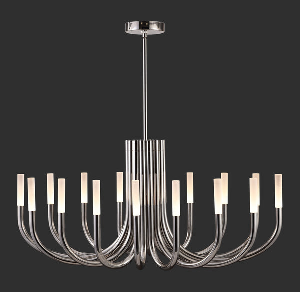 Safavieh Evonne Metal 12 Light Chandelier - Stunning Silver Fixture With Acrylic Accents For Elegant Ambiance Silver Metal ,Acrylic Ctl1013a