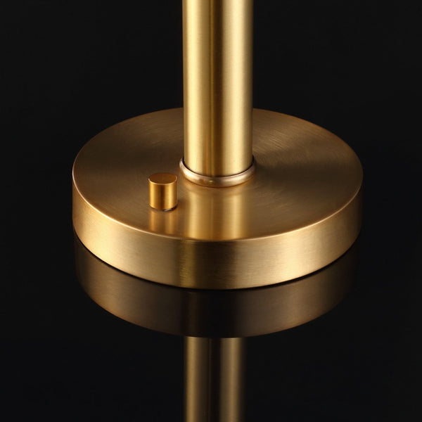 Safavieh HARVEY Metal Dome Table Lamp – Modern Minimalist Design for Versatile Home Task Lighting Solutions Gold CTL1024A