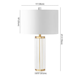 Safavieh ROSHAN Crystal Table Lamp - Elegant Clear & Gold Design for Cozy Illumination in Any Room CTL1034A
