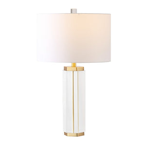 Safavieh ROSHAN Crystal Table Lamp - Elegant Clear & Gold Design for Cozy Illumination in Any Room CTL1034A