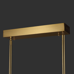 Safavieh Evaria Acrylic Tube Chandelier Gold Metal / Glass / Acrylic CTL1043A