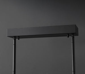 Safavieh Evaria Acrylic Tube Chandelier In Black - Modern Elegance For Stunning Home Decor And Lighting Black 60% Metal,30% Tempered Glass,10% Electrical Ctl1043b