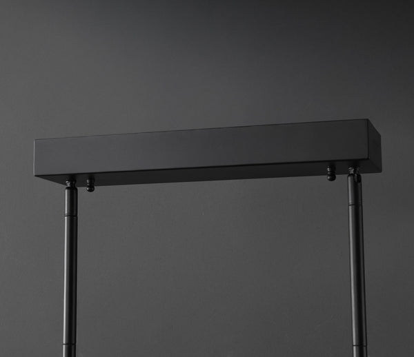 Safavieh Evaria Acrylic Tube Chandelier In Black - Modern Elegance For Stunning Home Decor And Lighting Black 60% Metal,30% Tempered Glass,10% Electrical Ctl1043b