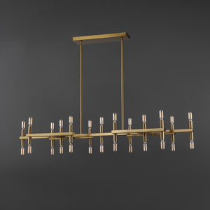 Safavieh Harald Metal Chandelier XII23 Gold Metal / Glass CTL1044A