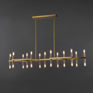 Safavieh Harald Metal Chandelier XII23 Gold Metal / Glass CTL1044A