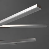 Safavieh Oswalt Adjustable Metal Chandelier Nickel Iron / Aluminum / Acrylic CTL1049A