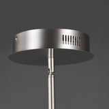 Safavieh Oswalt Adjustable Metal Chandelier Nickel Iron / Aluminum / Acrylic CTL1049A