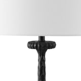 Safavieh Roxalina Metal Base Table Lamp Black / White CTL1051B