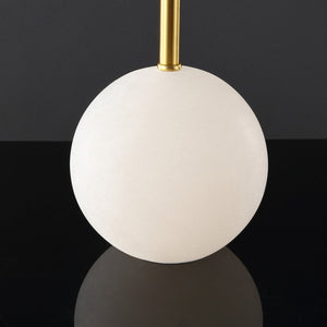 Safavieh GENESIS Alabaster Table Lamp with Gold Accents – Modern Design for Bedroom, Office & Living Spaces CTL1062A