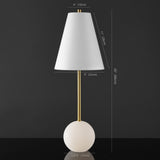 Safavieh Genesis Alabaster And Metal Table Lamp XII23 Gold / White Iron / Alabaster CTL1062A