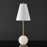 Safavieh Genesis Alabaster And Metal Table Lamp XII23 Gold / White Iron / Alabaster CTL1062A