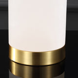 Safavieh Izabel Alabaster Table Lamp Gold / White Iron / Alabaster / Glass CTL1063A