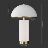 Safavieh Izabel Alabaster Table Lamp Gold / White Iron / Alabaster / Glass CTL1063A