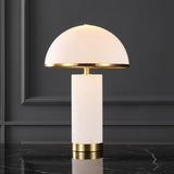 Safavieh Izabel Alabaster Table Lamp Gold / White Iron / Alabaster / Glass CTL1063A