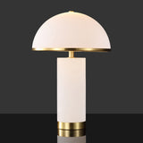 Safavieh Izabel Alabaster Table Lamp Gold / White Iron / Alabaster / Glass CTL1063A