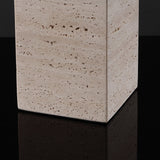 Safavieh Katebryn Travertine Table Lamp Travertine / Black 15 IN W x 15 IN D x 26.4 IN H