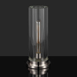 Safavieh Dellanora Crystal Tube Table Lamp Silver / Clear CTL1069A