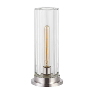 Safavieh Dellanora Crystal Tube Table Lamp Silver / Clear CTL1069A