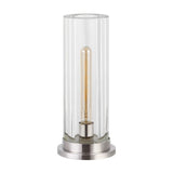 Safavieh Dellanora Crystal Tube Table Lamp Silver / Clear CTL1069A