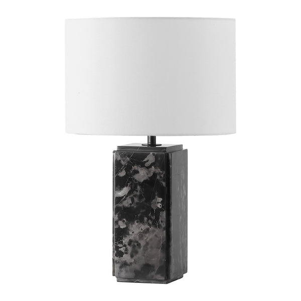Safavieh ZAHRA Marble Tall Table Lamp - Elegant Black & White Design with Dimming Feature for Any Room CTL1071A