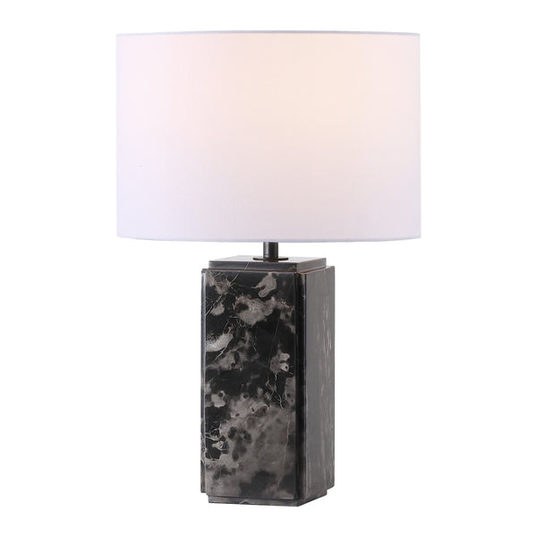 Safavieh ZAHRA Marble Tall Table Lamp - Elegant Black & White Design with Dimming Feature for Any Room CTL1071A