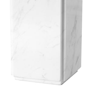 Safavieh ZAHRA Marble Tall Table Lamp - Elegant White Design with Italian Marble & Iron Base for Timeless Style CTL1071B