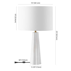 Safavieh Ophelie Alabaster Table Lamp - Elegant Iron Design With Unique Alabaster Base For Inviting Ambiance White Alabaster ,Iron ,Shade Ctl1083a