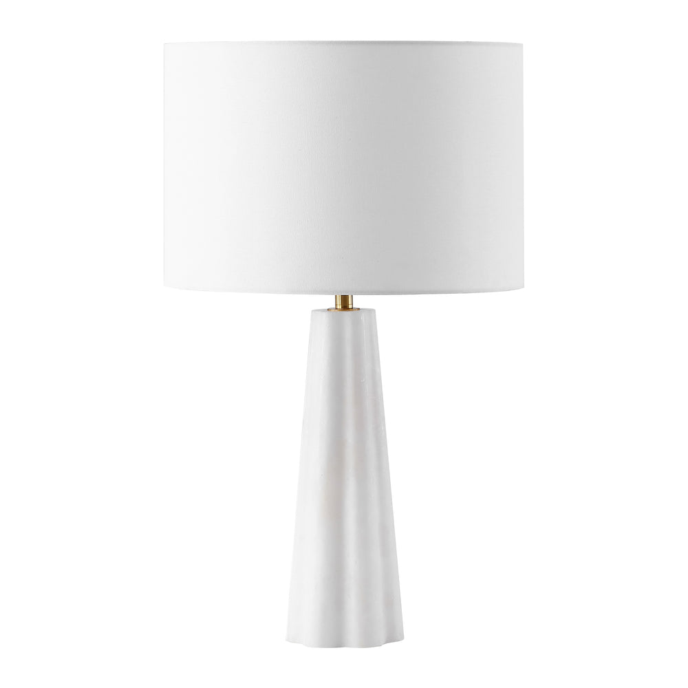 Safavieh Ophelie Alabaster Table Lamp - Elegant Iron Design With Unique Alabaster Base For Inviting Ambiance White Alabaster ,Iron ,Shade Ctl1083a