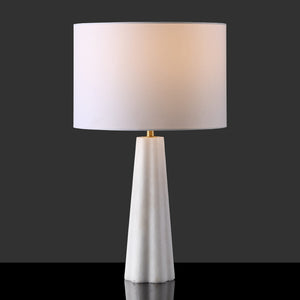 Safavieh Ophelie Alabaster Table Lamp - Elegant Iron Design With Unique Alabaster Base For Inviting Ambiance White Alabaster ,Iron ,Shade Ctl1083a