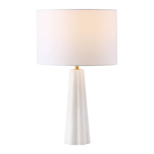 Safavieh Ophelie Alabaster Table Lamp - Elegant Iron Design With Unique Alabaster Base For Inviting Ambiance White Alabaster ,Iron ,Shade Ctl1083a