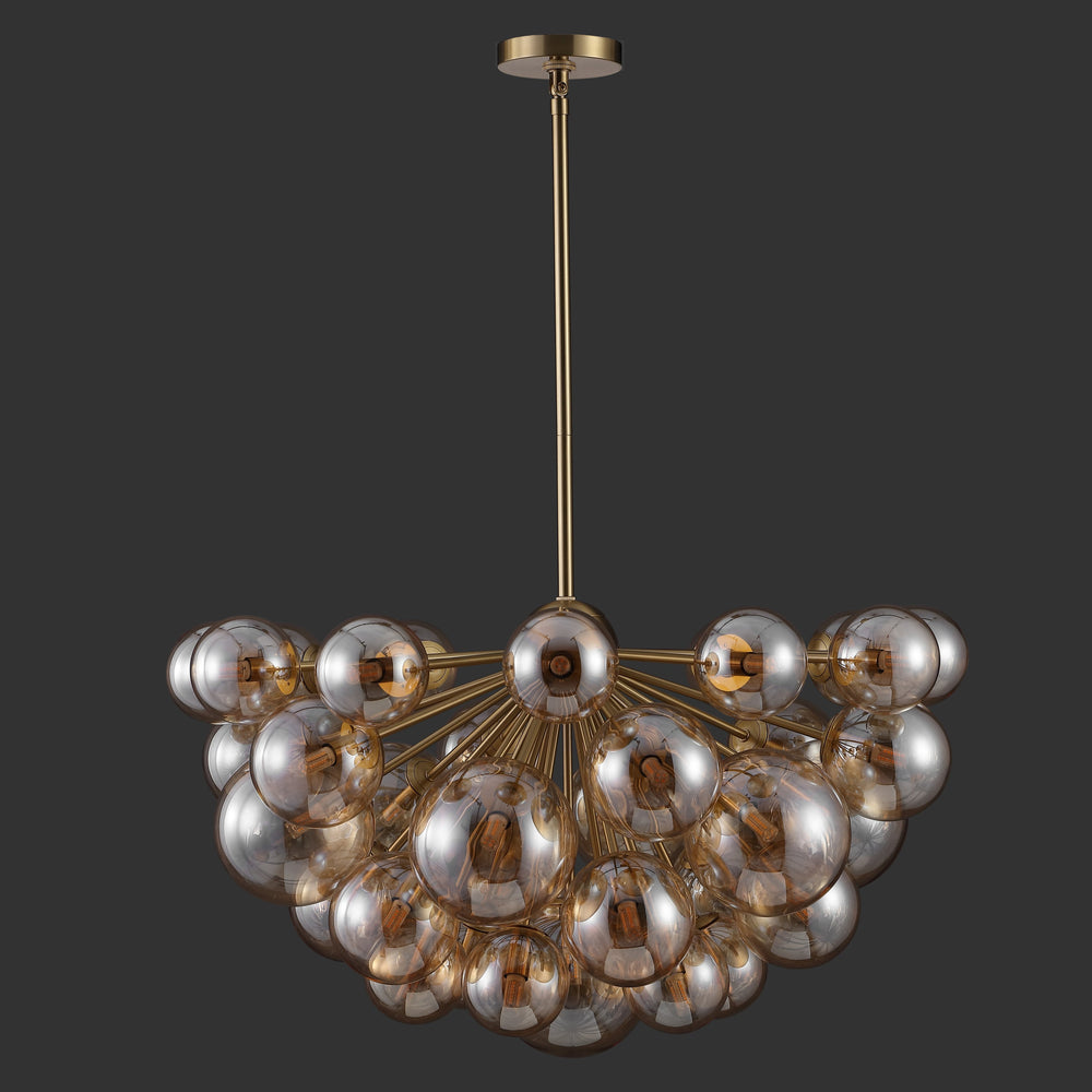 Safavieh Raphaela Glass Globe Chandelier - Elevate Your Home Decor With Exquisite Design And Timeless Elegance Gold ,White Iron ,Glass Ctl1084a