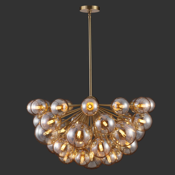 Safavieh Raphaela Glass Globe Chandelier - Elevate Your Home Decor With Exquisite Design And Timeless Elegance Gold ,White Iron ,Glass Ctl1084a