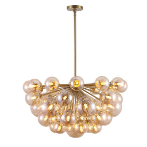 Safavieh Raphaela Glass Globe Chandelier - Elevate Your Home Decor With Exquisite Design And Timeless Elegance Gold ,White Iron ,Glass Ctl1084a