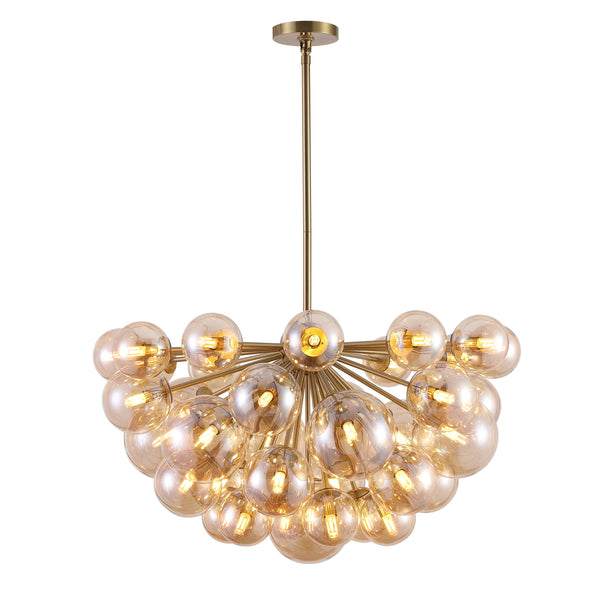 Safavieh Raphaela Glass Globe Chandelier - Elevate Your Home Decor With Exquisite Design And Timeless Elegance Gold ,White Iron ,Glass Ctl1084a