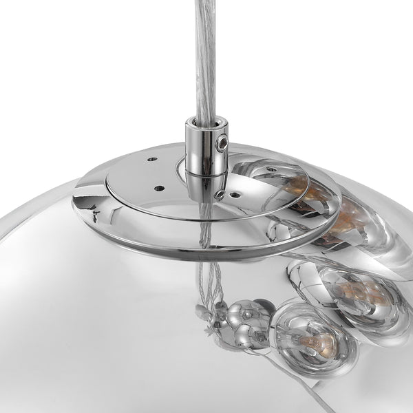 Safavieh Skylina Metal 5 Light Chandelier - Elegant Iron Design For Ambient Illumination And Glamorous Decor Chrome Iron ,Glass Ctl1085a