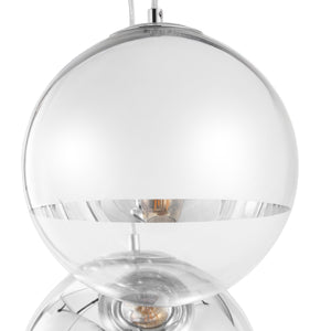 Safavieh Skylina Metal 5 Light Chandelier - Elegant Iron Design For Ambient Illumination And Glamorous Decor Chrome Iron ,Glass Ctl1085a