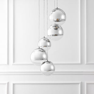 Safavieh Skylina Metal 5 Light Chandelier - Elegant Iron Design For Ambient Illumination And Glamorous Decor Chrome Iron ,Glass Ctl1085a