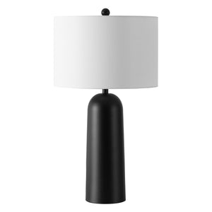 Safavieh Chadric Modern Metal Table Lamp In Black And White - Stylish Design For Home & Office Spaces Black ,White Metal ,Shade Ctl1089b