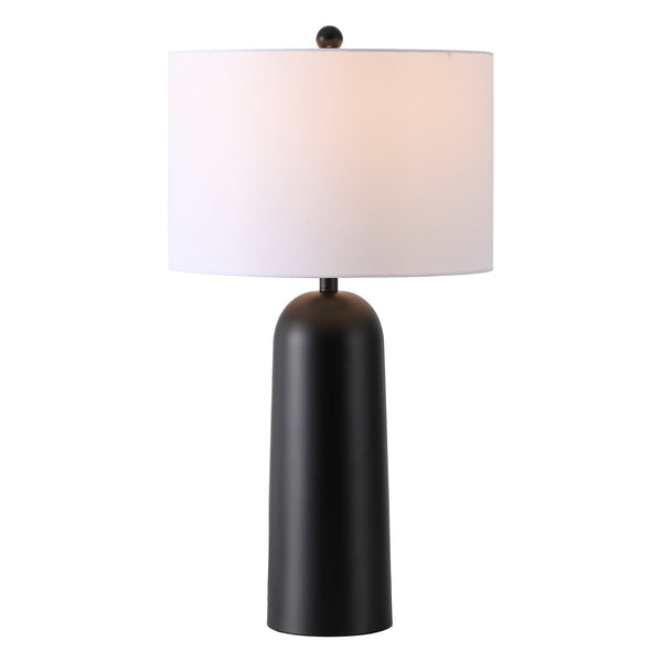 Safavieh Chadric Modern Metal Table Lamp In Black And White - Stylish Design For Home & Office Spaces Black ,White Metal ,Shade Ctl1089b