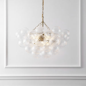 Safavieh Betty Glass Bubbles Chandelier - Illuminate Your Space With Contemporary Elegance And Timeless Charm Brass ,Clear Glass ,Metal Ctl1090a