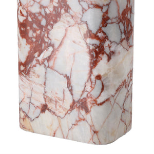 Safavieh LISABRYNA Marble Table Lamp – Elegant White & Red Accent for Modern Living Spaces, 22” Height CTL1094B