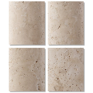 Safavieh Jillianna Round Travertine Table Lamp — Natural Stone Base, Iron Accents & White Shade For Warm Ambient Lighting And Timeless Modern Style CTL1095A
