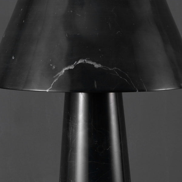 Safavieh HENRIK Marble Table Lamp - Modern Black Iron & Natural Marble Design for Elegant Home Lighting CTL1096A