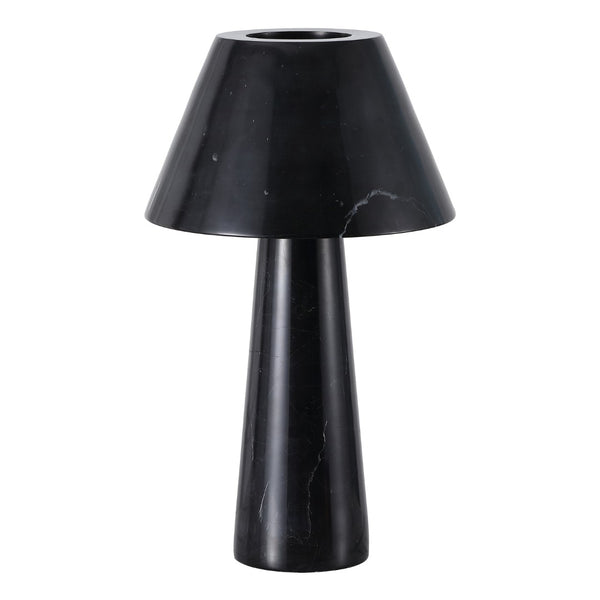 Safavieh HENRIK Marble Table Lamp - Modern Black Iron & Natural Marble Design for Elegant Home Lighting CTL1096A